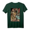 Retro Vintage Drache gegen riesigen Tiger Japanisches T-Shirt - Episches Anime- und Manga-Design für Kunstliebhaber und Japan-Fans