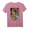 Retro Vintage Drache gegen riesigen Tiger Japanisches T-Shirt - Episches Anime- und Manga-Design für Kunstliebhaber und Japan-Fans