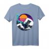 The Great Wave Off Kanagawa Vaporwave Otaku Japan Liebhaber T-Shirt – Einzigartiges Kunstdesign für Anime-, Manga- & Japan-Fans