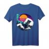 The Great Wave Off Kanagawa Vaporwave Otaku Japan Liebhaber T-Shirt – Einzigartiges Kunstdesign für Anime-, Manga- & Japan-Fans