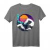 The Great Wave Off Kanagawa Vaporwave Otaku Japan Liebhaber T-Shirt – Einzigartiges Kunstdesign für Anime-, Manga- & Japan-Fans