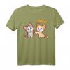 Funny Anime Baka Katzen Slap T-Shirt - Japanisches Baka Wort & Ohrfeigen Design für Anime, Kawaii & Japan Fans, ideal für Conventions