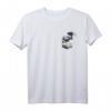 The Great Wave OF Kanagawa Japanisches Pocket T-Shirt – Lustiges Kunstshirt mit Wellenmotiv als Geschenk für Japan-Fans
