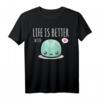 Life is Better with Mochi - Lustiges Kawaii Manga T-Shirt für Mädchen & Frauen, Perfekt als Geschenk für Mochi Fans & Japan Liebhaber