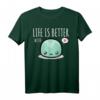 Life is Better with Mochi - Lustiges Kawaii Manga T-Shirt für Mädchen & Frauen, Perfekt als Geschenk für Mochi Fans & Japan Liebhaber