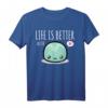 Life is Better with Mochi - Lustiges Kawaii Manga T-Shirt für Mädchen & Frauen, Perfekt als Geschenk für Mochi Fans & Japan Liebhaber