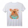 Tanuki Yokai Japanischer Waschbärhund T-Shirt – Kulturelles Design für Japan-Fans und Mythologie-Enthusiasten