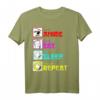 Anime Eat Sleep Anime Repeat Japan Kanji Schrift T-Shirt – Lustiges Anime Outfit für Fans, Cosplayer & Serienliebhaber, Perfektes Geschenk für Geburtstag & Weihnachten