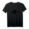 Vintage Black Takeda Japan Kamon T-Shirt – Traditionelles minimalistisches Design des Takeda-Klans aus der Sengoku-Periode