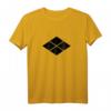 Vintage Black Takeda Japan Kamon T-Shirt – Traditionelles minimalistisches Design des Takeda-Klans aus der Sengoku-Periode