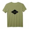Vintage Black Takeda Japan Kamon T-Shirt – Traditionelles minimalistisches Design des Takeda-Klans aus der Sengoku-Periode