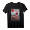 Vintage japanischer Tempel Japan Kunst T-Shirt – Perfekt für Japan Fans, Vaporwave Liebhaber und Kunstenthusiasten