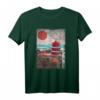 Vintage japanischer Tempel Japan Kunst T-Shirt – Perfekt für Japan Fans, Vaporwave Liebhaber und Kunstenthusiasten