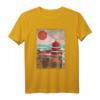 Vintage japanischer Tempel Japan Kunst T-Shirt – Perfekt für Japan Fans, Vaporwave Liebhaber und Kunstenthusiasten