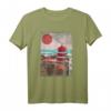 Vintage japanischer Tempel Japan Kunst T-Shirt – Perfekt für Japan Fans, Vaporwave Liebhaber und Kunstenthusiasten