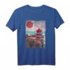 Vintage japanischer Tempel Japan Kunst T-Shirt – Perfekt für Japan Fans, Vaporwave Liebhaber und Kunstenthusiasten