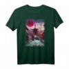 Japanisches Anime T-Shirt mit traditionellem Dorf, Tempel und japanischer Schrift – Perfekt für Manga- und Otaku-Fans