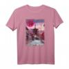 Japanisches Anime T-Shirt mit traditionellem Dorf, Tempel und japanischer Schrift – Perfekt für Manga- und Otaku-Fans