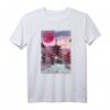 Japanisches Anime T-Shirt mit traditionellem Dorf, Tempel und japanischer Schrift – Perfekt für Manga- und Otaku-Fans
