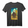 Samurai mit Katana-Schwert auf dem Fuji - Japanische Kunst T-Shirt für Reisende, Kulturfans & Japan-Liebhaber