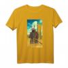 Samurai mit Katana-Schwert auf dem Fuji - Japanische Kunst T-Shirt für Reisende, Kulturfans & Japan-Liebhaber