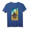 Samurai mit Katana-Schwert auf dem Fuji - Japanische Kunst T-Shirt für Reisende, Kulturfans & Japan-Liebhaber