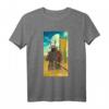 Samurai mit Katana-Schwert auf dem Fuji - Japanische Kunst T-Shirt für Reisende, Kulturfans & Japan-Liebhaber