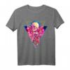 Vaporwave Skelett mit Blumen und japanischem Kanji 'innerer Turmoil' - Streetwear für traurige Jungen und Mädchen