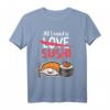 Japanisches Anime Kawaii Sushi T-Shirt für Männer, Frauen & Kinder – Süßes Design, Perfekt für Anime- und Sushi-Liebhaber