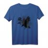 Fly High Krähe T-Shirt mit japanischen Schriftzeichen – Klassisch geschnitten, hochwertiges Vogelmotiv für Trendsetter