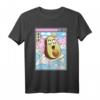 Fröhliches Avocado Surfen T-Shirt mit japanischen Wellen im Kawaii Anime Vaporwave Stil – Retro 90er Jahre Design für Anime-, Manga- und Japan-Kultur Fans