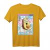Fröhliches Avocado Surfen T-Shirt mit japanischen Wellen im Kawaii Anime Vaporwave Stil – Retro 90er Jahre Design für Anime-, Manga- und Japan-Kultur Fans