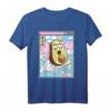 Fröhliches Avocado Surfen T-Shirt mit japanischen Wellen im Kawaii Anime Vaporwave Stil – Retro 90er Jahre Design für Anime-, Manga- und Japan-Kultur Fans