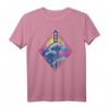 Synthwave HapKitten T-Shirt mit Kanagawa Welle – Perfektes Geschenk für Japan- und Synthwave-Fans