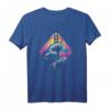 Synthwave HapKitten T-Shirt mit Kanagawa Welle – Perfektes Geschenk für Japan- und Synthwave-Fans