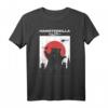 Hamsterzilla - Hamster Monster Tokio T-Shirt mit japanischer Flagge für Manga Fans & Tierliebhaber, Retro Vintage Design
