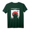 Hamsterzilla - Hamster Monster Tokio T-Shirt mit japanischer Flagge für Manga Fans & Tierliebhaber, Retro Vintage Design