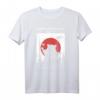 Hamsterzilla - Hamster Monster Tokio T-Shirt mit japanischer Flagge für Manga Fans & Tierliebhaber, Retro Vintage Design