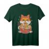 Ramen essende Katze Kawaii Anime T-Shirt für Otaku, Japan- und Katzenliebhaber – Perfekt für Anime Fans und Harajuku Outfits