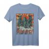 Kaiju Cthulhu Necronomicon Große Welle vor Kanagawa Kaijin T-Shirt - Klassisch geschnitten, doppelt genäht, für Anime- und Horror-Fans
