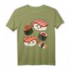 Kawaii Sushi Japan Liebhaber T-Shirt - Süßes Design für Anime-, Manga- und Japan-Fans, Perfekt als Geschenk für Teenager und Kinder
