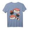 Kawaii Sushi Japan Liebhaber T-Shirt - Süßes Design für Anime-, Manga- und Japan-Fans, Perfekt als Geschenk für Teenager und Kinder