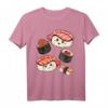 Kawaii Sushi Japan Liebhaber T-Shirt - Süßes Design für Anime-, Manga- und Japan-Fans, Perfekt als Geschenk für Teenager und Kinder