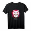 Japanese Kitsune Glitch T-Shirt im Vaporwave Style – Emotionale Otaku Streetwear für Anime Fans & Japan-Liebhaber