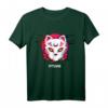 Japanese Kitsune Glitch T-Shirt im Vaporwave Style – Emotionale Otaku Streetwear für Anime Fans & Japan-Liebhaber