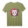 Japanese Kitsune Glitch T-Shirt im Vaporwave Style – Emotionale Otaku Streetwear für Anime Fans & Japan-Liebhaber
