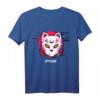 Japanese Kitsune Glitch T-Shirt im Vaporwave Style – Emotionale Otaku Streetwear für Anime Fans & Japan-Liebhaber