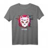 Japanese Kitsune Glitch T-Shirt im Vaporwave Style – Emotionale Otaku Streetwear für Anime Fans & Japan-Liebhaber
