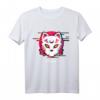Japanese Kitsune Glitch T-Shirt im Vaporwave Style – Emotionale Otaku Streetwear für Anime Fans & Japan-Liebhaber