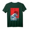 The Great Wave Japanische Kunst Anime Welle T-Shirt - Perfektes Geschenk für Japan- und Anime-Fans mit Vaporwave Stil